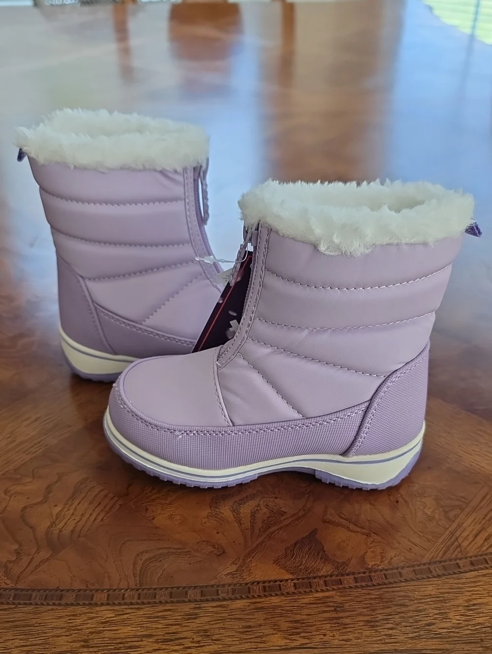 Totes Toddler Girls Zippy Waterproof Insulated Flat Heel Winter Boots LILAC 7T